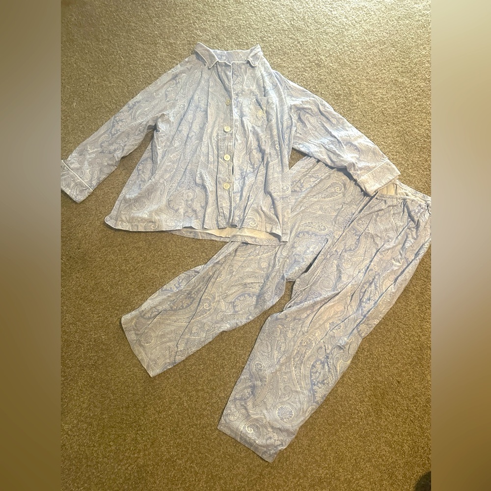 Ralph Lauren Size 1X Matching Pajama Set! Super Soft!!